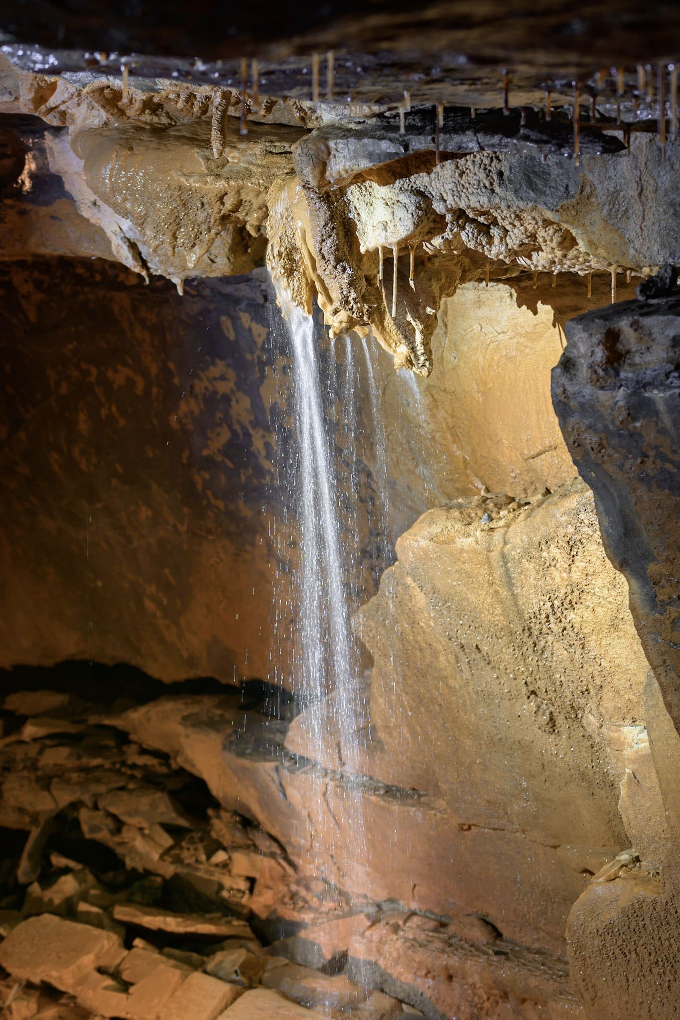 Aillwee Cave Waterfall