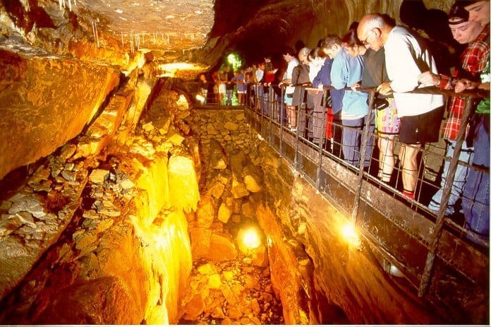 - Aillwee Cave Interior Cascade