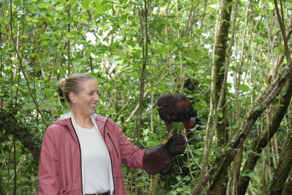 - GILLIAN WITH HAWK