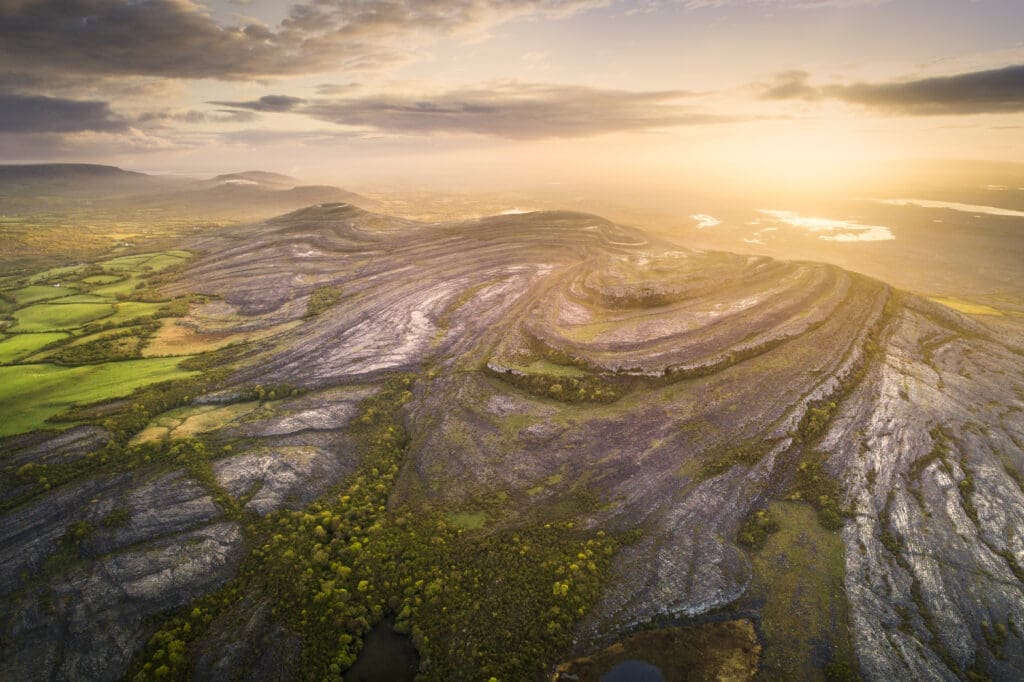 - Mullaghmore Burren at sunrise, Fanore, Clare, Ireland