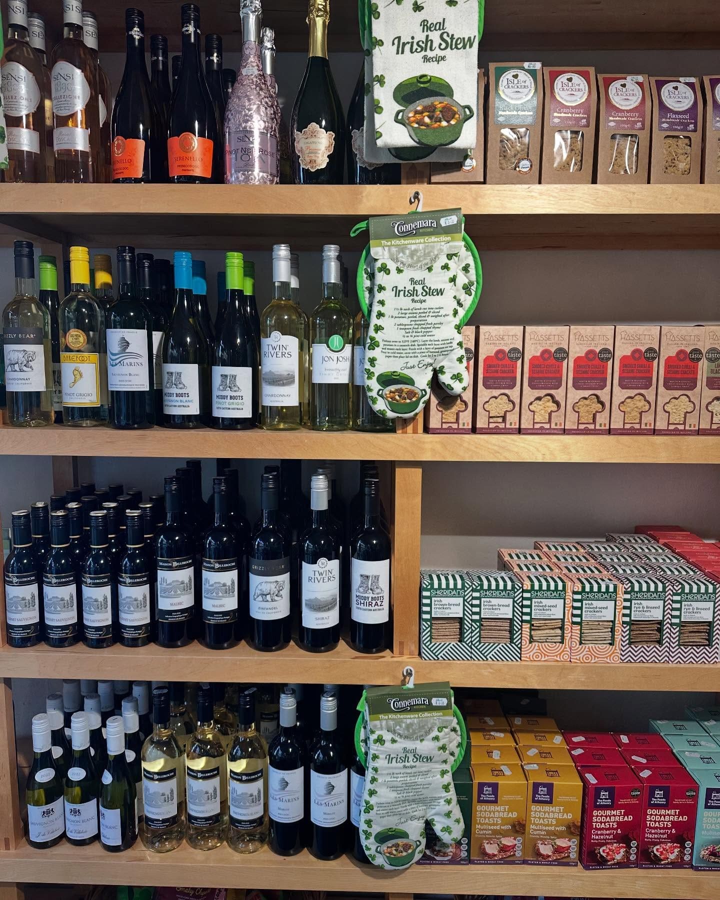 - Aillwee Farm Shop Wine and Crackers